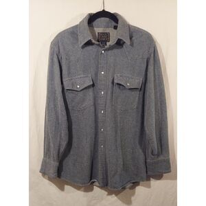 Vintage Rock Creek Ranch Western-style pearl snap shirt